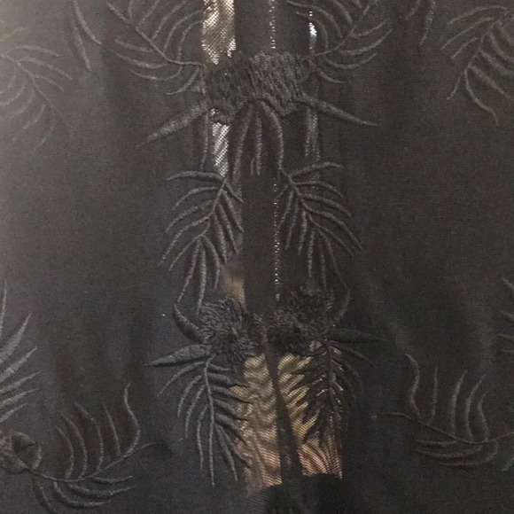 Sans Souci Chico Black Embroidered Hi/Low Dress - Picture 8 of 8